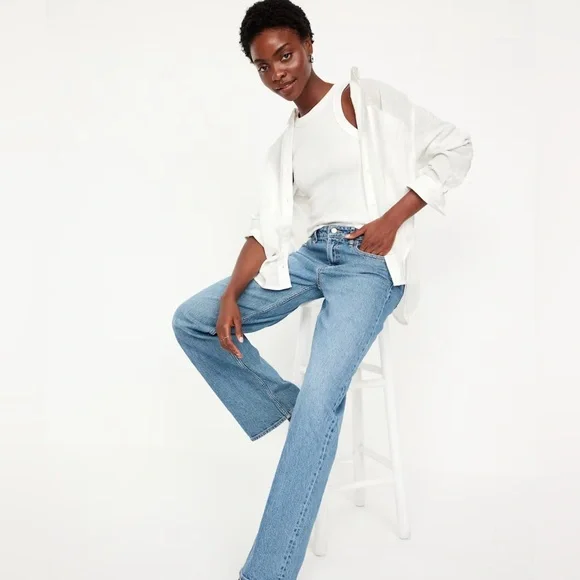 Linen-Blend Loose Button-Down Shirt XXL - Picture 6 of 14